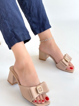 Armury Kadın Cilt Topuklu Terlik - ER265404