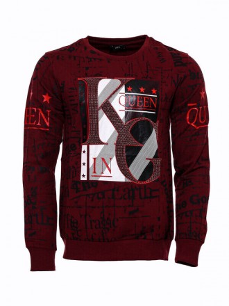 Armury Erkek Taşlı Baskılı Sweatshirt -WSWP-1000-501