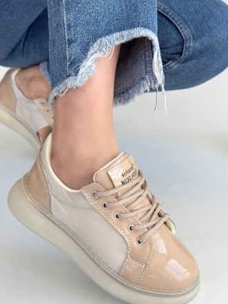 Armury Kadın Rugan Bağcıklı Spor Ayakkabı - ER261571