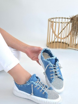 Armury Kadın Kot Bağcıklı Spor Ayakkabı - ER261094