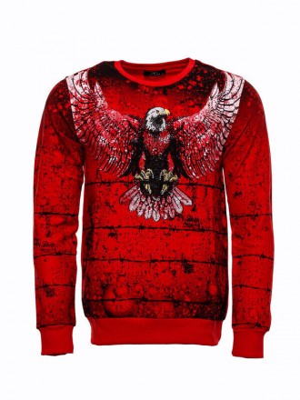 Armury Erkek Baskılı Bisiklet Yaka Sweatshirt -WSWP-1000-800