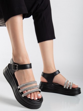 Liora Siyah Kemerli Sandalet - ER263414