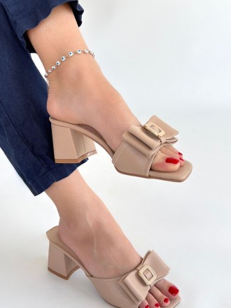 Piera Cilt Topuklu Terlik - ER265404