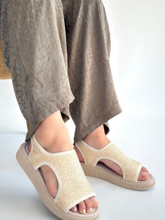 Weyra Hasır Cilt Sandalet - ER265838