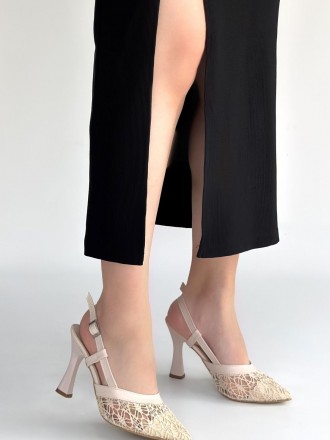 Cetra Cilt Tül Detaylı Topuklu Ayakkabı - ER267822