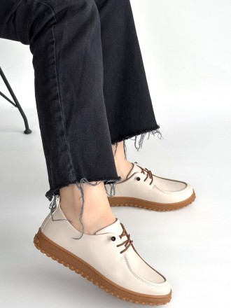 Gorevia Cilt Bağcıklı Babet Ayakkabı - ER268103