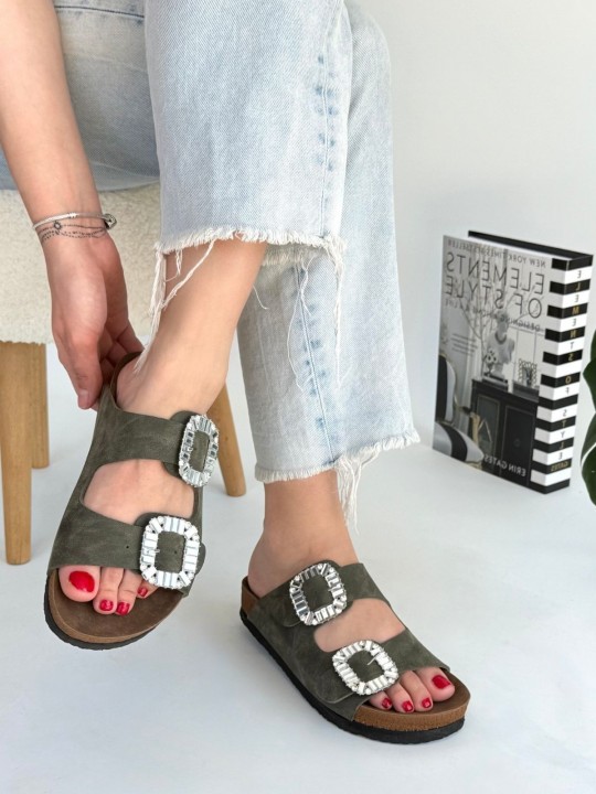 Armury Kadın Nubuk Terlik - ER261080