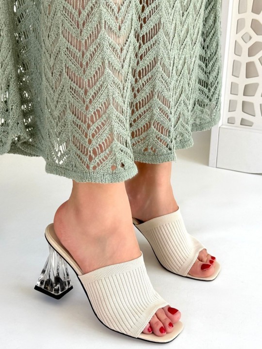 Armury Kadın Triko Topuklu Terlik - ER247308