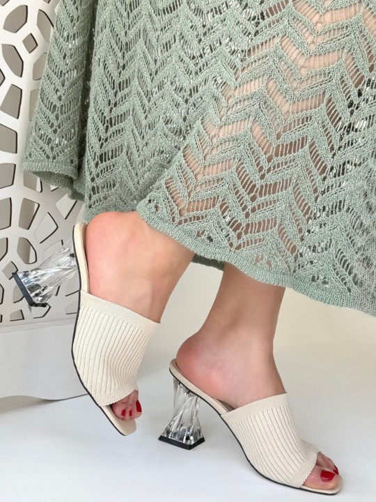 Armury Kadın Triko Topuklu Terlik - ER247308