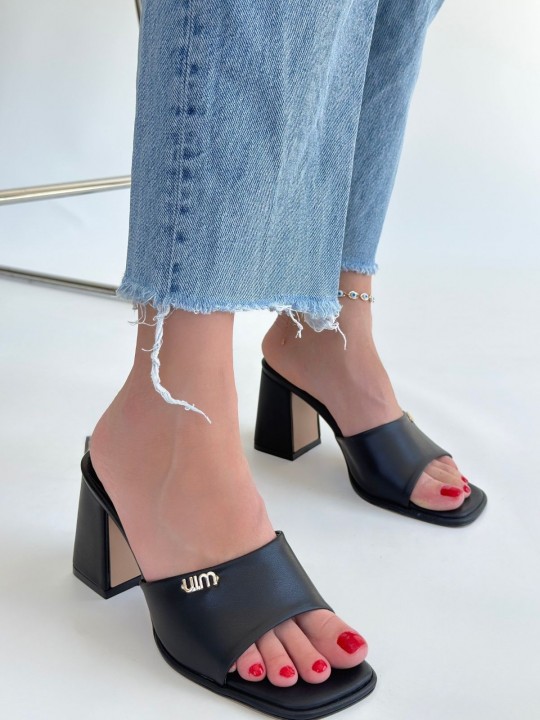 Armury Kadın Cilt Topuklu Terlik - ER265320