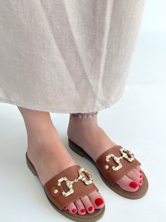 Armury Kadın Cilt Tokalı Terlik - ER265281