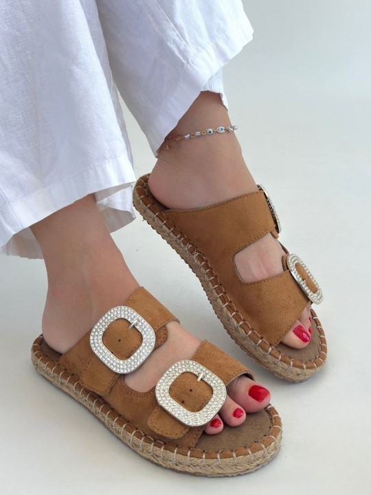 Armury Kadın Nubuk Tokalı Terlik - ER265295