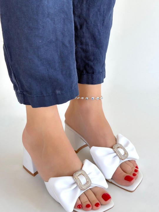 Armury Kadın Cilt Topuklu Terlik - ER265353