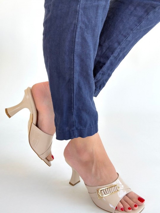 Armury Kadın Rugan Topuklu Terlik - ER265305