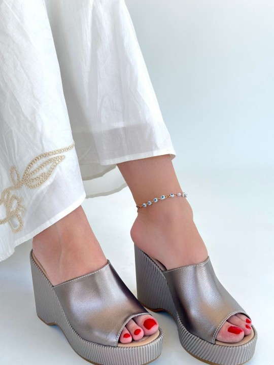 Armury Kadın Cilt Dolgu Topuk Terlik - ER265291