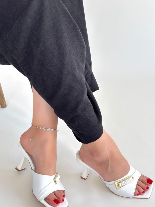 Armury Kadın Rugan Topuklu Terlik - ER265305