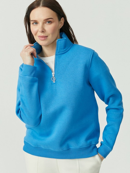 Armury Kadın Yakası Fermuarlı Sweatshirt-PM398647 