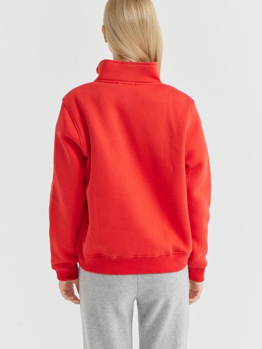 Armury Kadın Yakası Fermuarlı Sweatshirt-PM398647 