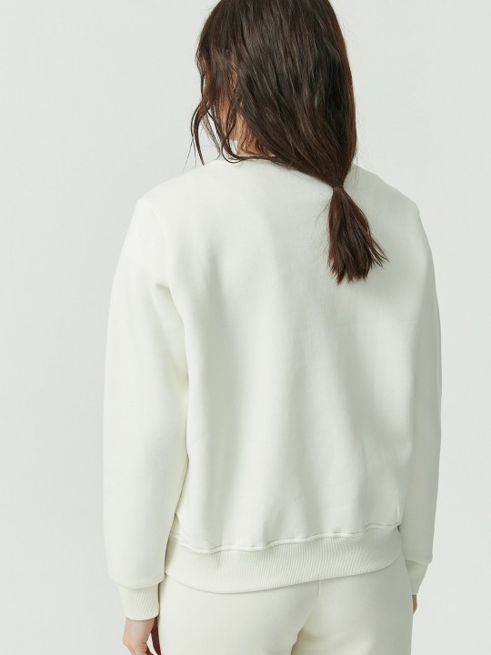 Armury Kadın Bisiklet Yaka Baskılı Sweat Üst-PM399646