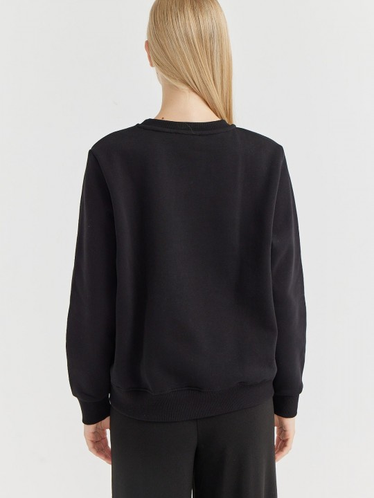 Armury Kadın Bisiklet Yaka Baskılı Sweat Üst-PM399646