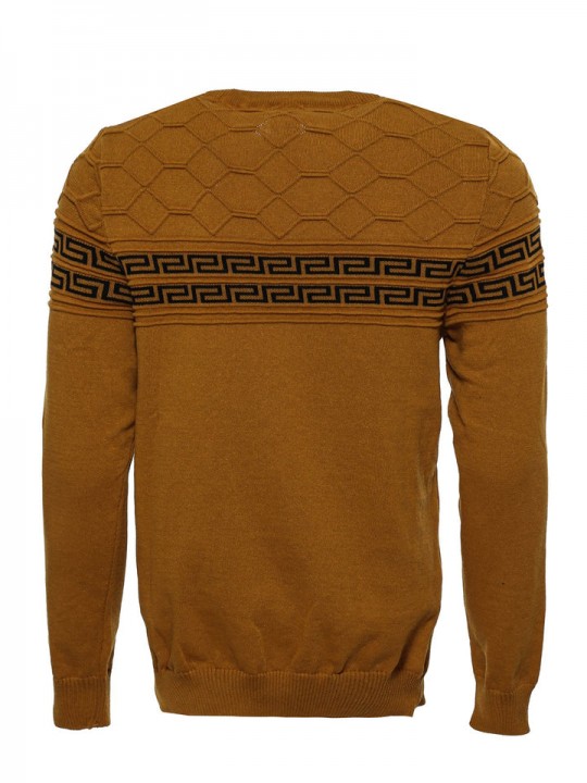 Armury Erkek Göğüs Detaylı Bisiklet Yaka Triko -WSWT-1170-72