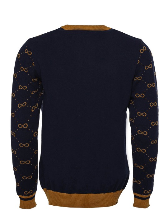 Armury Erkek Desenli Bisiklet Yaka Triko-WSWT-1195-72