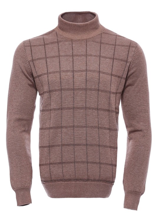 Armury Erkek Desenli Yarım Balıkçı Yaka Triko - WTM-1117