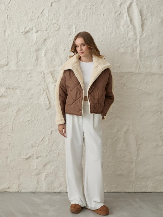 Armury Kadın Çıt Çıt Detaylı Kapitone Mont-LM28-5774