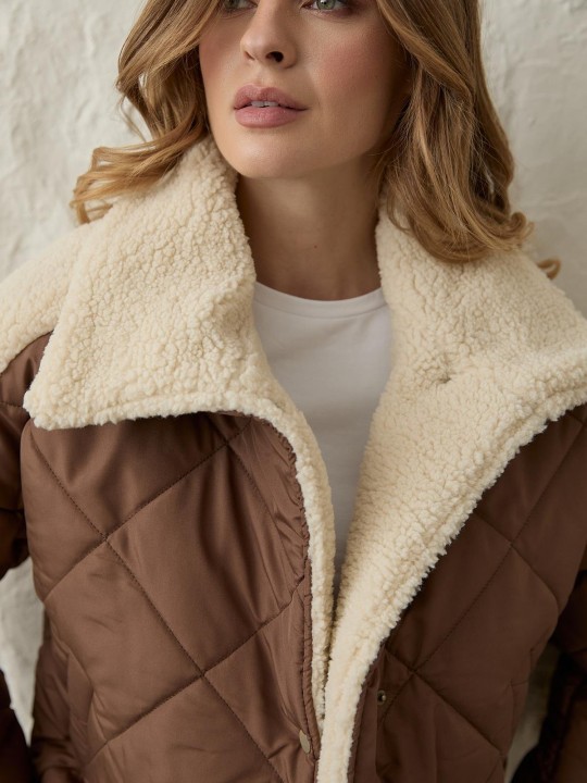 Armury Kadın Çıt Çıt Detaylı Kapitone Mont-LM28-5774