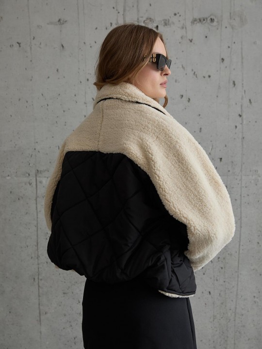 Armury Kadın Çıt Çıt Detaylı Kapitone Mont-LM28-5774