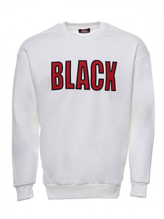 Armury Erkek Baskılı Bisiklet Yaka Sweatshirt-WSWT-1105