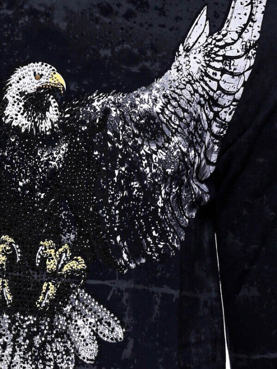 Armury Erkek Taşlı Desenli Sweatshirt-WSWP-1000-202