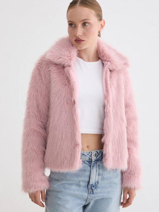 Armury Kadın Agraf Kapamalı Astarlı Kürk-LM28-5847