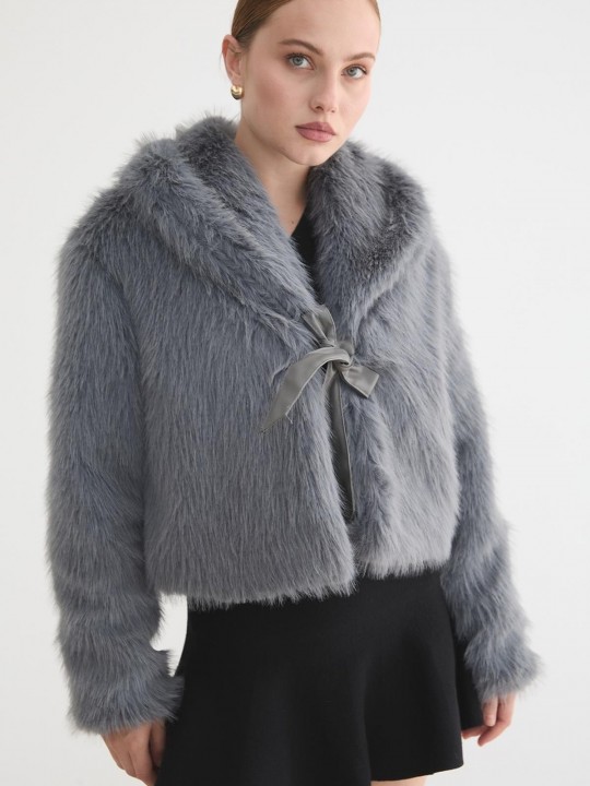 Armury Kadın Garni Deri Fiyonk Detaylı Kürk-LM28-5849