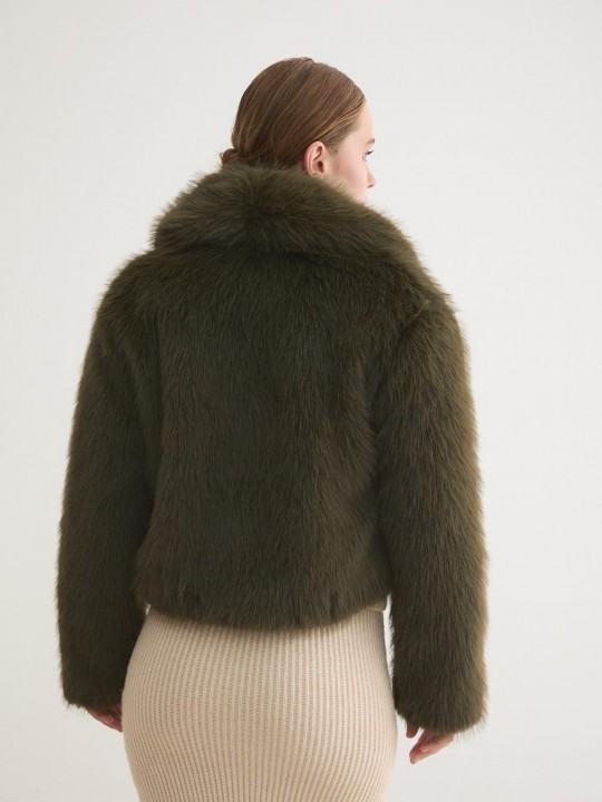 Armury Kadın Garni Deri Fiyonk Detaylı Kürk-LM28-5849