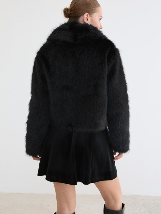 Armury Kadın Garni Deri Fiyonk Detaylı Kürk-LM28-5849