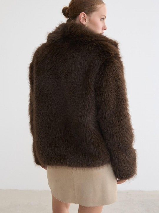 Armury Kadın Kürklü Uzun Kollu Mont -LM28-5803