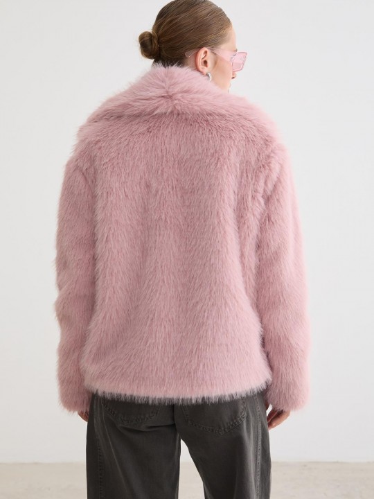 Armury Kadın Kürklü Uzun Kollu Mont -LM28-5803