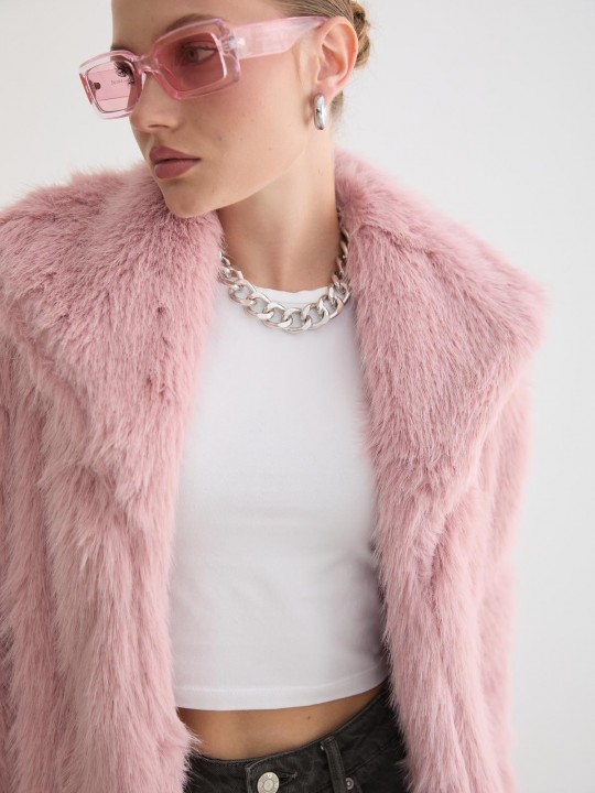 Armury Kadın Kürklü Uzun Kollu Mont -LM28-5803