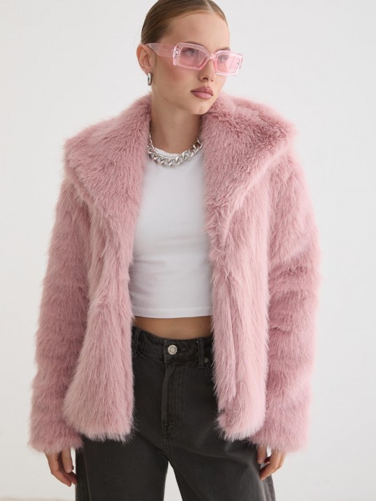 Armury Kadın Kürklü Uzun Kollu Mont -LM28-5803