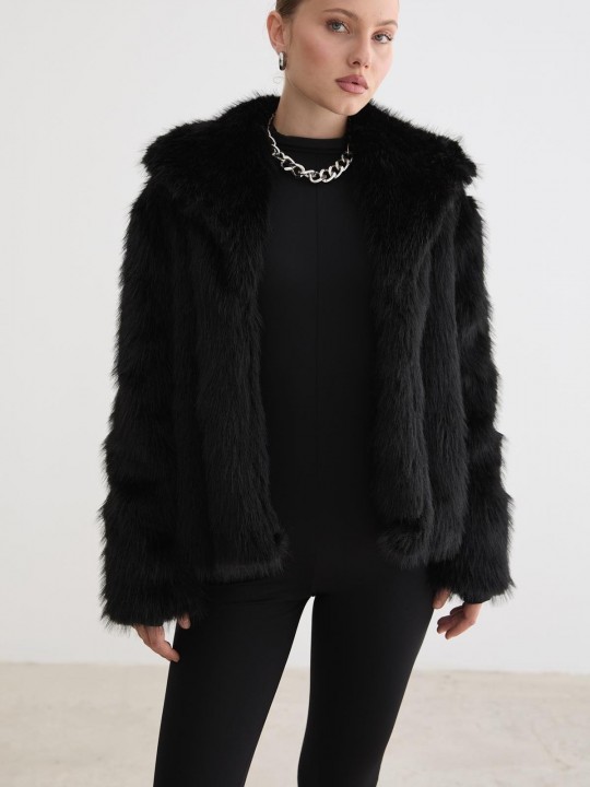 Armury Kadın Kürklü Uzun Kollu Mont -LM28-5803