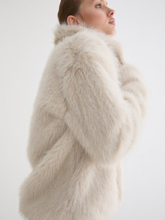 Armury Kadın Kürklü Uzun Kollu Mont -LM28-5803