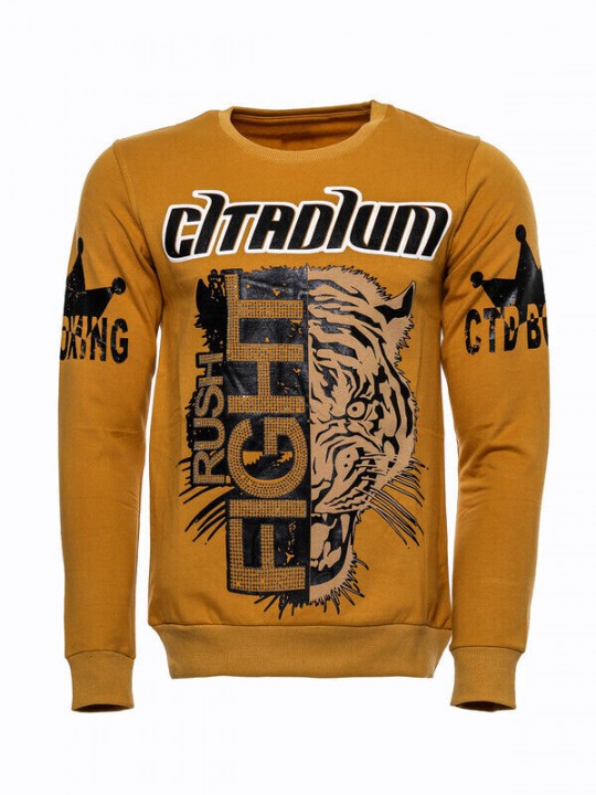 Armury Erkek Taşlı Baskılı Bsiklet Yaka Sweatshirt -WSWP-1000-600