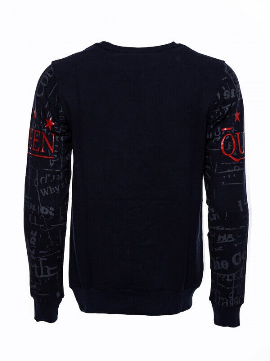 Armury Erkek Taşlı Desenli Sweatshirt -WSWP-1000-200