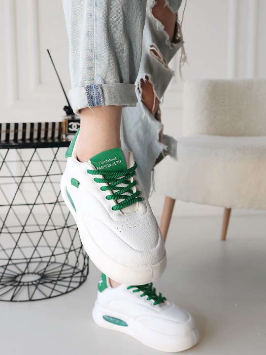 Armury Kadın Cilt Detaylı Bağcıklı Spor Ayakkabı - ER257232