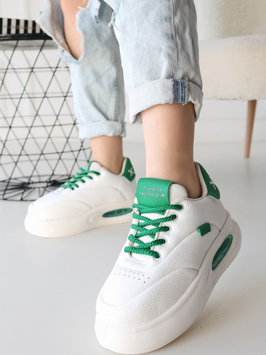 Armury Kadın Cilt Detaylı Bağcıklı Spor Ayakkabı - ER257232