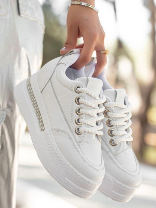 Armury Kadın Cilt Bağcıklı Spor Ayakkabı - ER259680