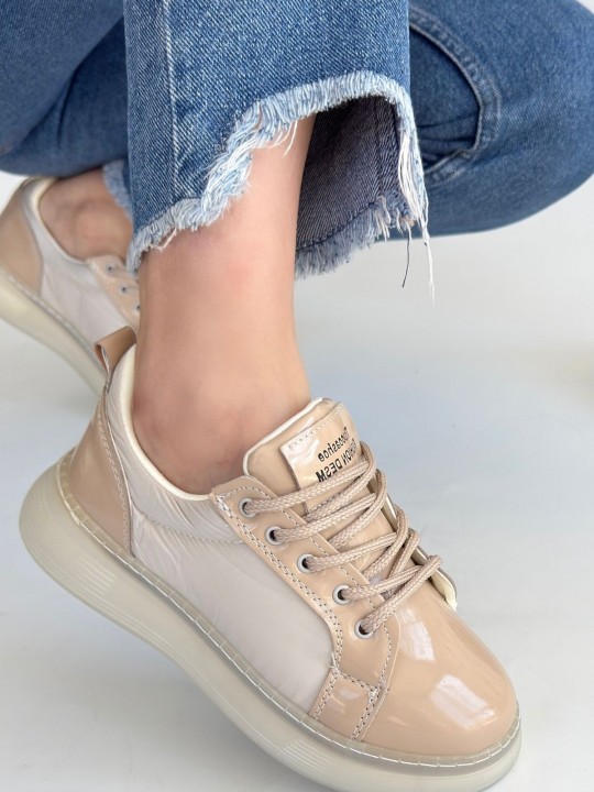 Armury Kadın Rugan Bağcıklı Spor Ayakkabı - ER261571