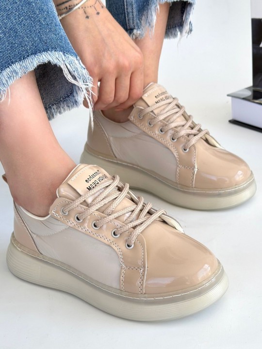 Armury Kadın Rugan Bağcıklı Spor Ayakkabı - ER261571