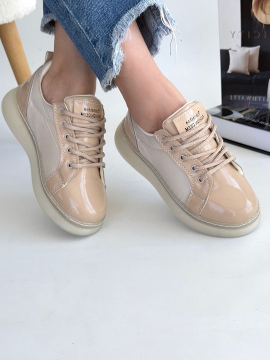 Armury Kadın Rugan Bağcıklı Spor Ayakkabı - ER261571